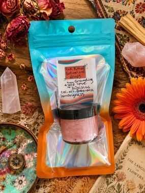 4/$15 Pink Lip Butter - Grounding Hibiscus & Lemongrass